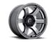 Fuel Wheels Rush Matte Gunmetal 6-Lug Wheel; 17x9; -12mm Offset (05-15 Tacoma)