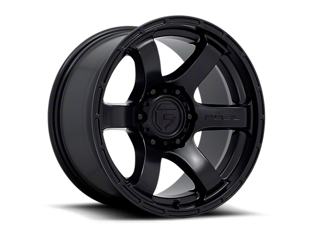 Fuel Wheels Rush Satin Black 6-Lug Wheel; 17x9; -12mm Offset (05-15 Tacoma)