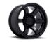 Fuel Wheels Rush Satin Black 6-Lug Wheel; 17x9; -12mm Offset (05-15 Tacoma)