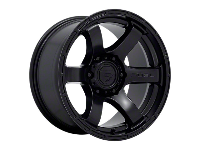 Fuel Wheels Rush Satin Black 6-Lug Wheel; 18x9; 1mm Offset (99-06 Silverado 1500)