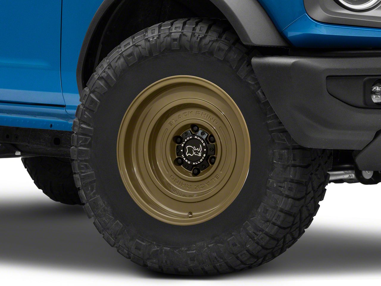 Black Rhino Solid Gloss Alligator Green 6-Lug Wheel; 17x9.5; -12mm Offset (21-23 Bronco, Excluding Raptor)