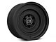 Black Rhino Solid Matte Black 6-Lug Wheel; 17x9.5; -12mm Offset (21-24 Bronco, Excluding Raptor)