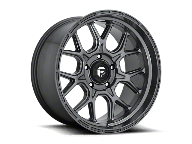 Fuel Wheels Tech Matte Gunmetal 6-Lug Wheel; 17x9; 1mm Offset (16-23 Tacoma)