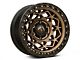 Fuel Wheels Unit Bronze with Matte Black Ring 6-Lug Wheel; 17x9; 1mm Offset (21-24 Bronco, Excluding Raptor)