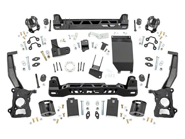 Rough Country 5-Inch Suspension Lift Kit (21-24 Bronco w/o Sasquatch Package, Excluding Badlands, First Edition, Raptor & Wildtrack)