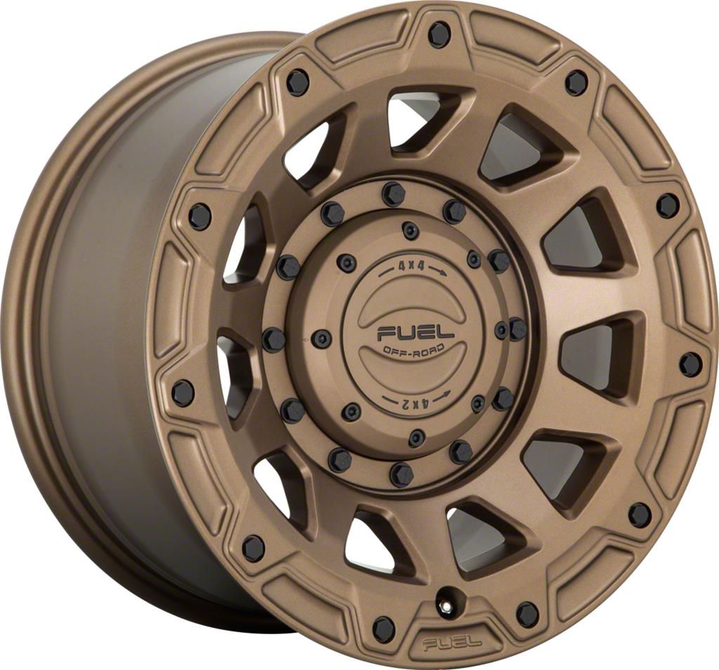 Fuel Wheels Tracker Matte Bronze 6-Lug Wheel; 17x9; 1mm Offset (16-23 Tacoma)