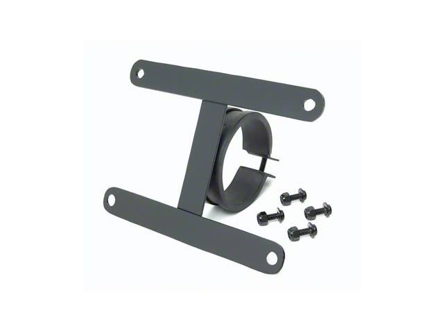 Smittybilt Licence Plate Bracket for 3-Inch Tubular Bumpers (Universal; Some Adaptation May Be Required)