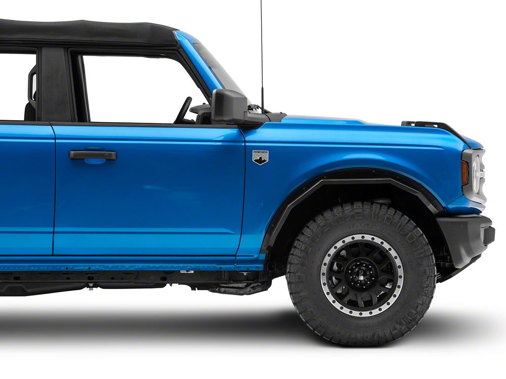 Barricade HD Plate Style Front Fender Flares (21-23 Bronco, Excluding  Raptor)