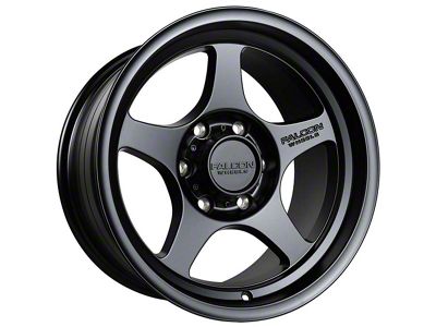 Falcon Wheels T2 Series Full Matte Black 6-Lug Wheel; 17x9; 0mm Offset (05-15 Tacoma)
