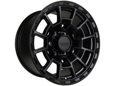 Falcon Wheels T4 Series Full Matte Black 6-Lug Wheel; 17x9; -12mm Offset (21-24 Bronco, Excluding Raptor)