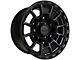 Falcon Wheels T4 Series Full Matte Black 6-Lug Wheel; 17x9; -12mm Offset (16-23 Tacoma)