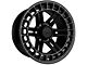 Falcon Wheels T5 Series Full Matte Black 6-Lug Wheel; 17x9; -12mm Offset (16-23 Tacoma)
