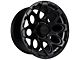 Falcon Wheels T6 Series Full Matte Black 6-Lug Wheel; 17x9; -12mm Offset (10-24 4Runner)