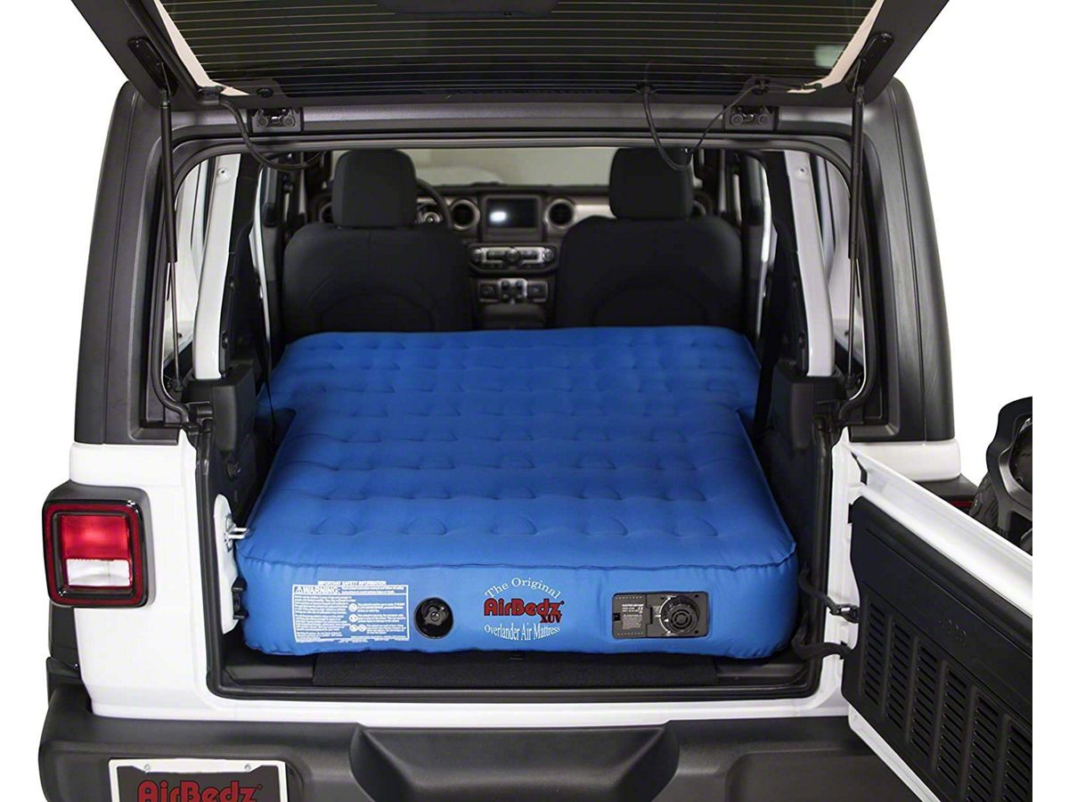 AirBedz Jeep Wrangler XUV Air Mattress with Built-in Rechargeable Battery  Air Pump; Blue PPI-BLU_XUV (Universal; Some Adaptation May Be Required) -  Free Shipping