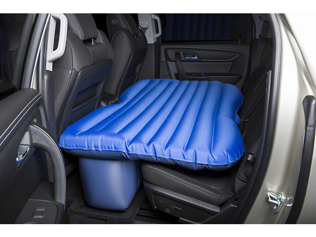 AirBedz Inflatable Rear Seat Air Mattress; Blue (Universal; Some Adaptation May Be Required)