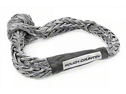 Rough Country 7/16-Inch Soft Shackle; Gray