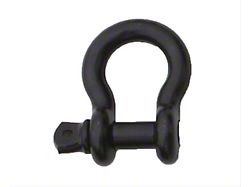 3/4-Inch Recovery D-Ring; Black