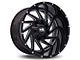 Hardrock Offroad Crusher Gloss Black Milled 6-Lug Wheel; 20x9; 0mm Offset (16-23 Tacoma)