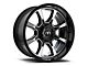 Motiv Offroad Glock Gloss Black with Chrome Accents 6-Lug Wheel; 20x9; 18mm Offset (10-24 4Runner)
