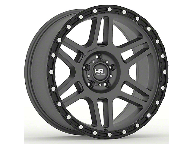 Hardrock Offroad H103 Matte Black 6-Lug Wheel; 20x9; -12mm Offset (03-09 4Runner)