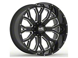 Hardrock Offroad Slammer Xposed Gloss Black Milled 6-Lug Wheel; 20x12; -44mm Offset (07-13 Sierra 1500)
