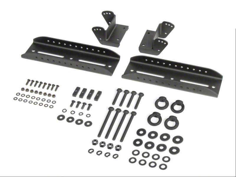 RIVAL 4x4 Jeep Wrangler Adjustable Recovery Boards Mount for RIVAL Modular  Roof Racks 2MD.0011.1 - Free Shipping