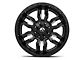 Fuel Wheels Sledge Gloss Black Milled 6-Lug Wheel; 20x9; 1mm Offset (21-24 Bronco, Excluding Raptor)
