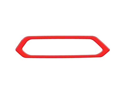 Accessory Accent Trim; Race Red (21-24 Bronco)