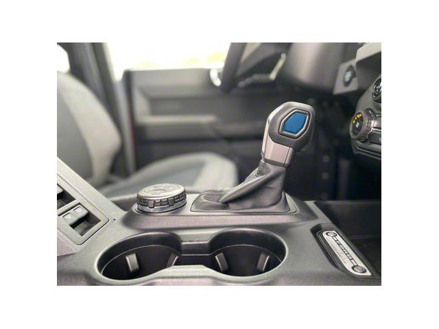 Automatic Shift Knob Insert Accent Trim; Atlas Blue (21-24 Bronco w/ Automatic Transmission)