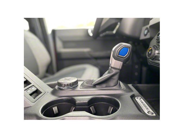 Automatic Shift Knob Insert Accent Trim; Velocity Blue (21-24 Bronco w/ Automatic Transmission)