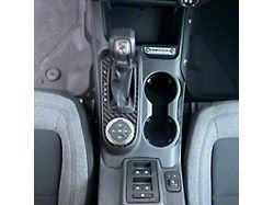 Automatic Shifter Accent Trim; Raw Carbon Fiber (21-24 Bronco w/ Automatic Transmission)