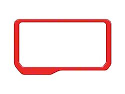 Display Screen Accent Trim; Race Red (21-23 Bronco)