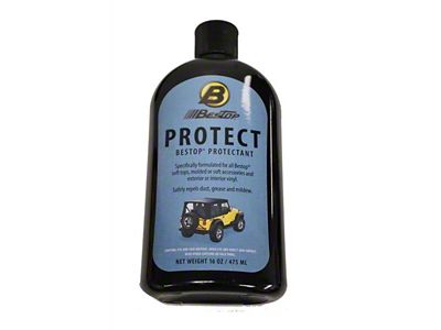 Bestop Soft Top Protectant for Non-Twill Fabrics; 16 oz. Bottle