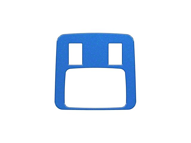 Rear Center Console Accent Trim; Velocity Blue (21-24 Bronco 4-Door)