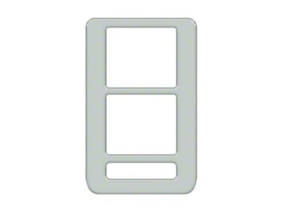 Window Control Switch Accent Trim; Cactus Gray (21-24 Bronco 4-Door)