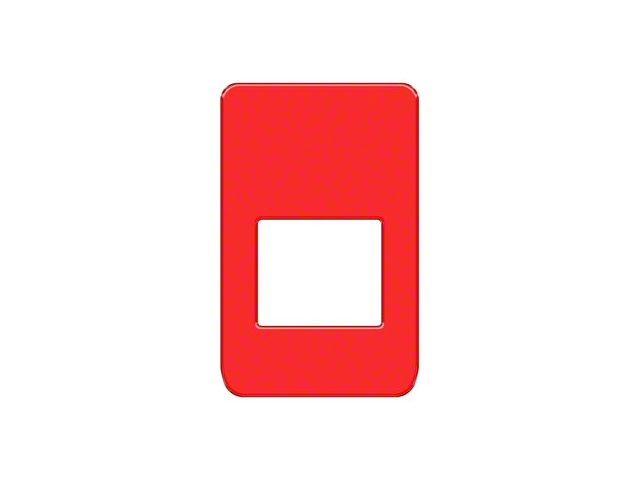 Window Control Switch Accent Trim; Race Red (21-24 Bronco 2-Door)