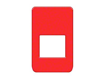 Window Control Switch Accent Trim; Race Red (21-24 Bronco 2-Door)