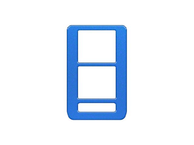 Window Control Switch Accent Trim; Velocity Blue (21-24 Bronco 4-Door)