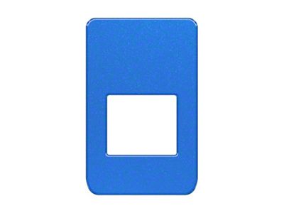 Window Control Switch Accent Trim; Velocity Blue (21-24 Bronco 2-Door)