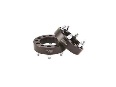 1-1/2-Inch Wheel Spacers; Black (22-24 Tundra)