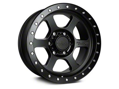 Falcon Wheels T1 Series Full Matte Black 6-Lug Wheel; 18x9; 0mm Offset (21-24 Bronco, Excluding Raptor)