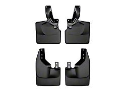 Weathertech No-Drill Mud Flaps; Front and Rear; Black (21-24 Bronco w/ Factory Plastic Rear Bumper & Sasquatch Package)