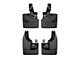 Weathertech No-Drill Mud Flaps; Front and Rear; Black (21-24 Bronco w/ Factory Plastic Rear Bumper & Sasquatch Package)