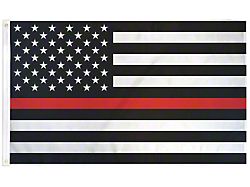 3-Foot x 5-Foot USA Flag; Red Stripe
