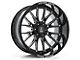 Axe Wheels Atlas Gloss Black Milled 6-Lug Wheel; 20x10; -19mm Offset (16-23 Tacoma)