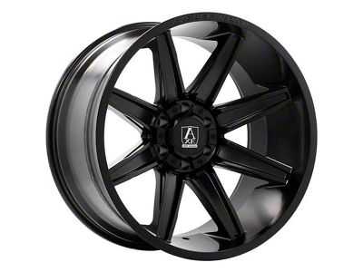 Axe Wheels Atremis Gloss Black Milled 6-Lug Wheel; 20x10; -19mm Offset (21-24 Bronco, Excluding Raptor)