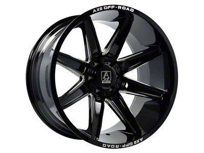 Axe Wheels Atremis Gloss Black Milled 6-Lug Wheel; 20x9.5; 15mm Offset (16-23 Tacoma)