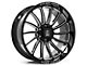 Axe Wheels Chronus Gloss Black Milled 6-Lug Wheel; 20x10; -19mm Offset (10-24 4Runner)