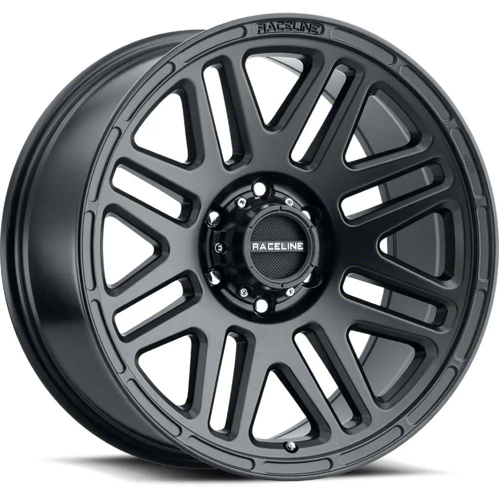 Raceline Outlander Gloss Black 6-Lug Wheel; 20x9; 18mm Offset (22-23 Tundra)