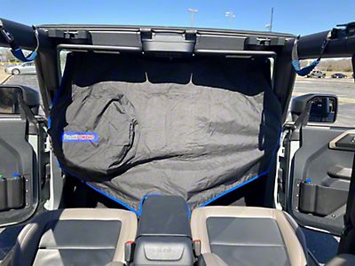 Ford VM2DZ-19A412-B Bronco Emergency Cab Cover Polyester With Bronco Text  Logo 2-Door 2021-2023